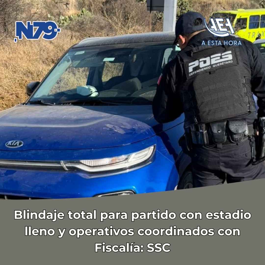 operativo seguridad estadio Querétaro