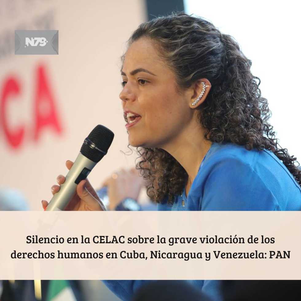 Silencio en la CELAC sobre la grave violación de los derechos humanos en Cuba, Nicaragua y Venezuela: PAN