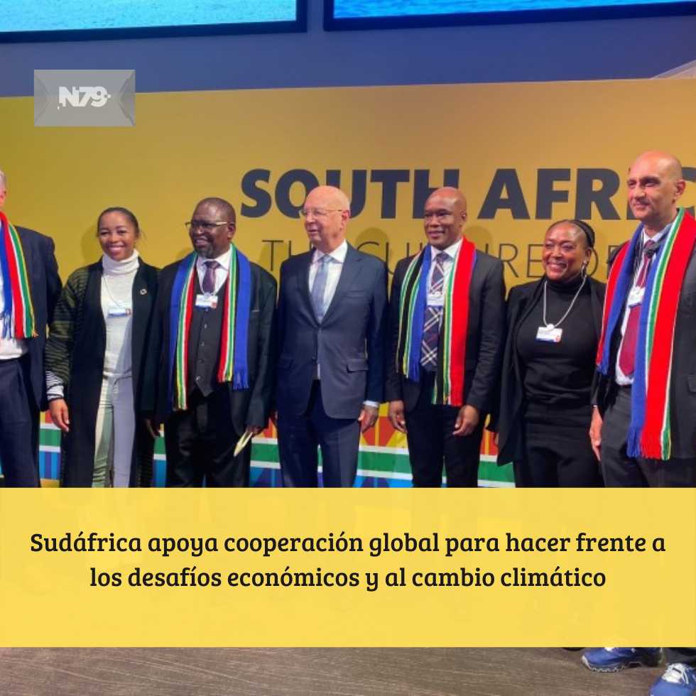 Sudáfrica apoya cooperación global para hacer frente a los desafíos económicos y al cambio climático