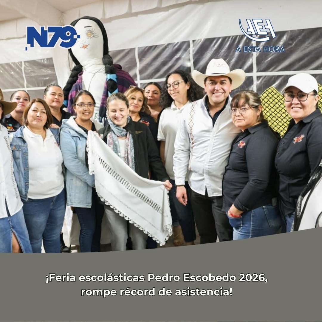 ¡Feria escolásticas Pedro Escobedo 2026, rompe récord de asistencia!