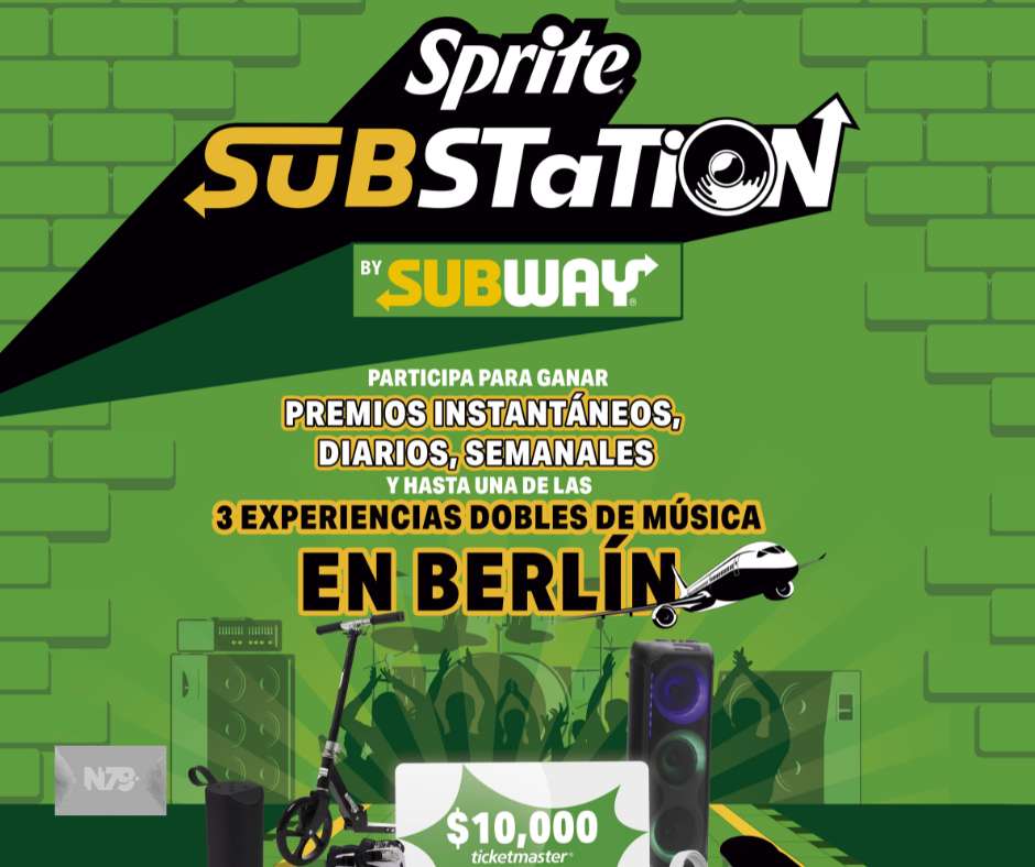¡Gana Viajes a Berlín y Más con Sprite SubStation 2.0!