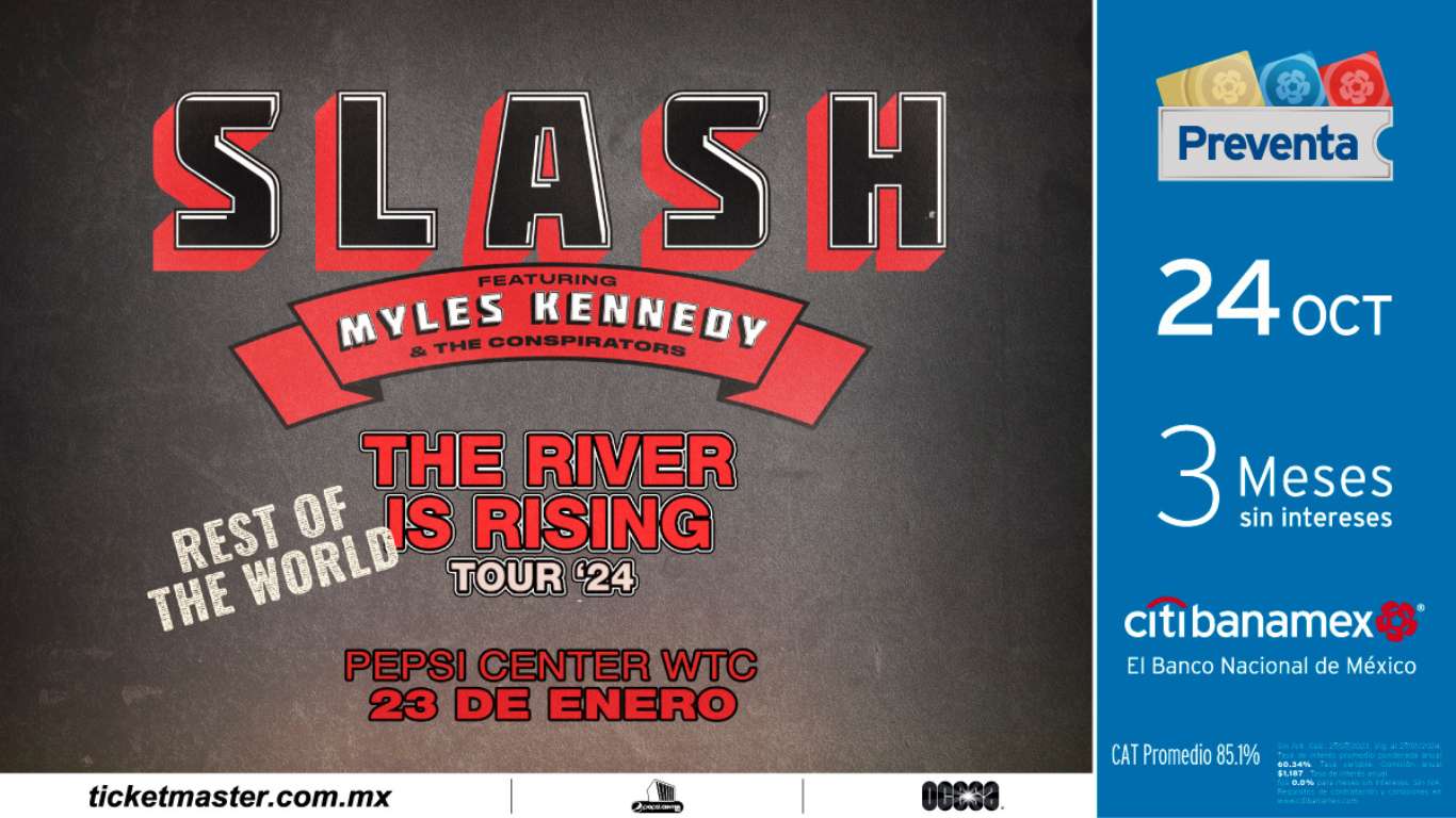 🎸 ¡Slash y Myles Kennedy Regresan a México en su Gira Mundial 2024! 🎤